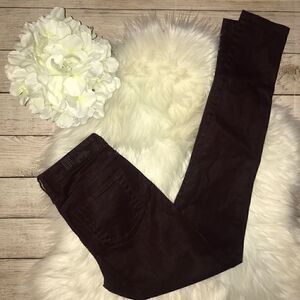 Kut from the Kloth Burgundy Viv Toothpick Jeans